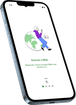 Phone with Irbin app